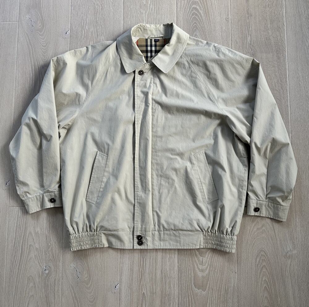 Vintage Burberry Harrington Nova Jacket Windbreaker London Coat Lined